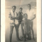 YOUNG MEN on THE BEACH BLACK AMERICANA ANTIQUE REAL PHOTO POSTCARD RPPC