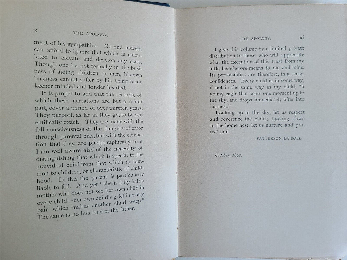 1893 BECKONINGS FROM LITTLE HANDS antique POETRY numbered copy PRIVATELY PRINTED