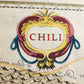 1640 MAP of CHILE by WILLEM BLAEU antique AUTHENTIC hand colored