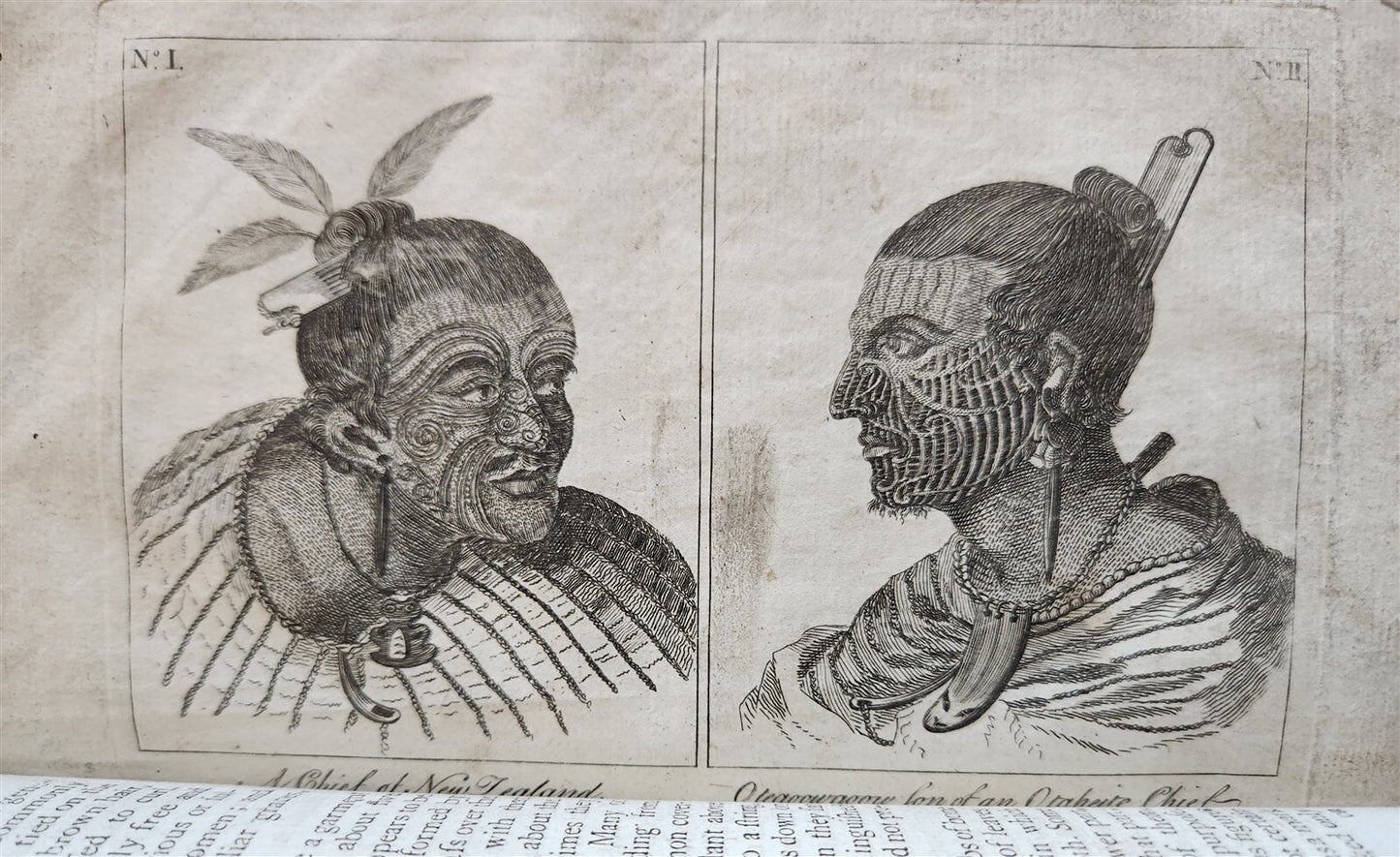 1785 CAPTAIN COOK'S THIRD and LAST VOYAGE ILLUSTRATED antique ENGLISH