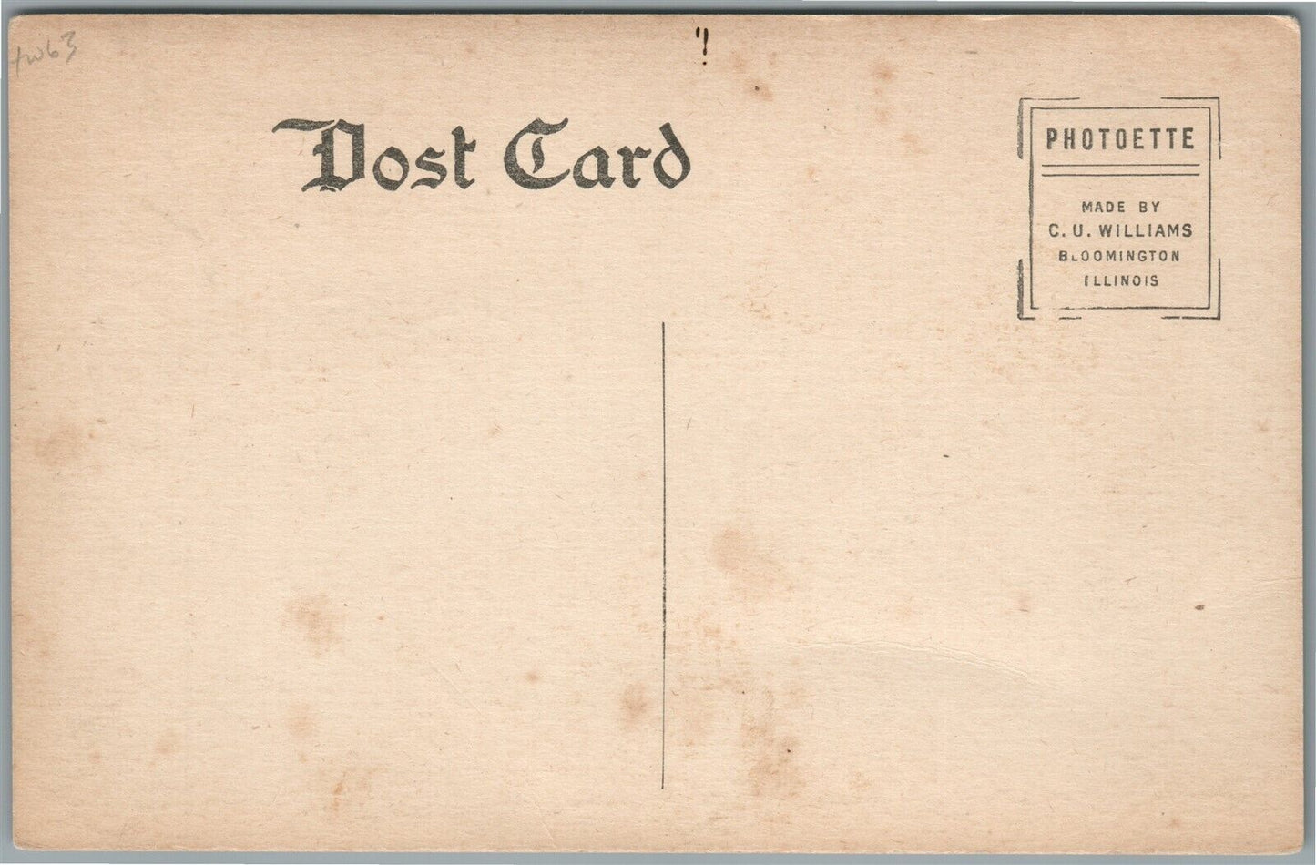 AURORA IL COLLEGE ANTIQUE POSTCARD