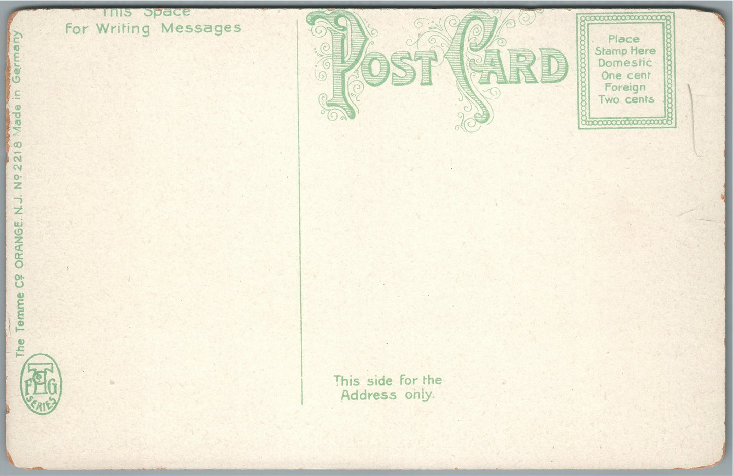 BROOKLYN NY FOURTH AVENUE ANTIQUE POSTCARD