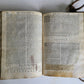 RARE 1597 CHAINED LIBRARY BOOK BLIND TOOLED PIGSKIN FOLIO antique Martyrologium