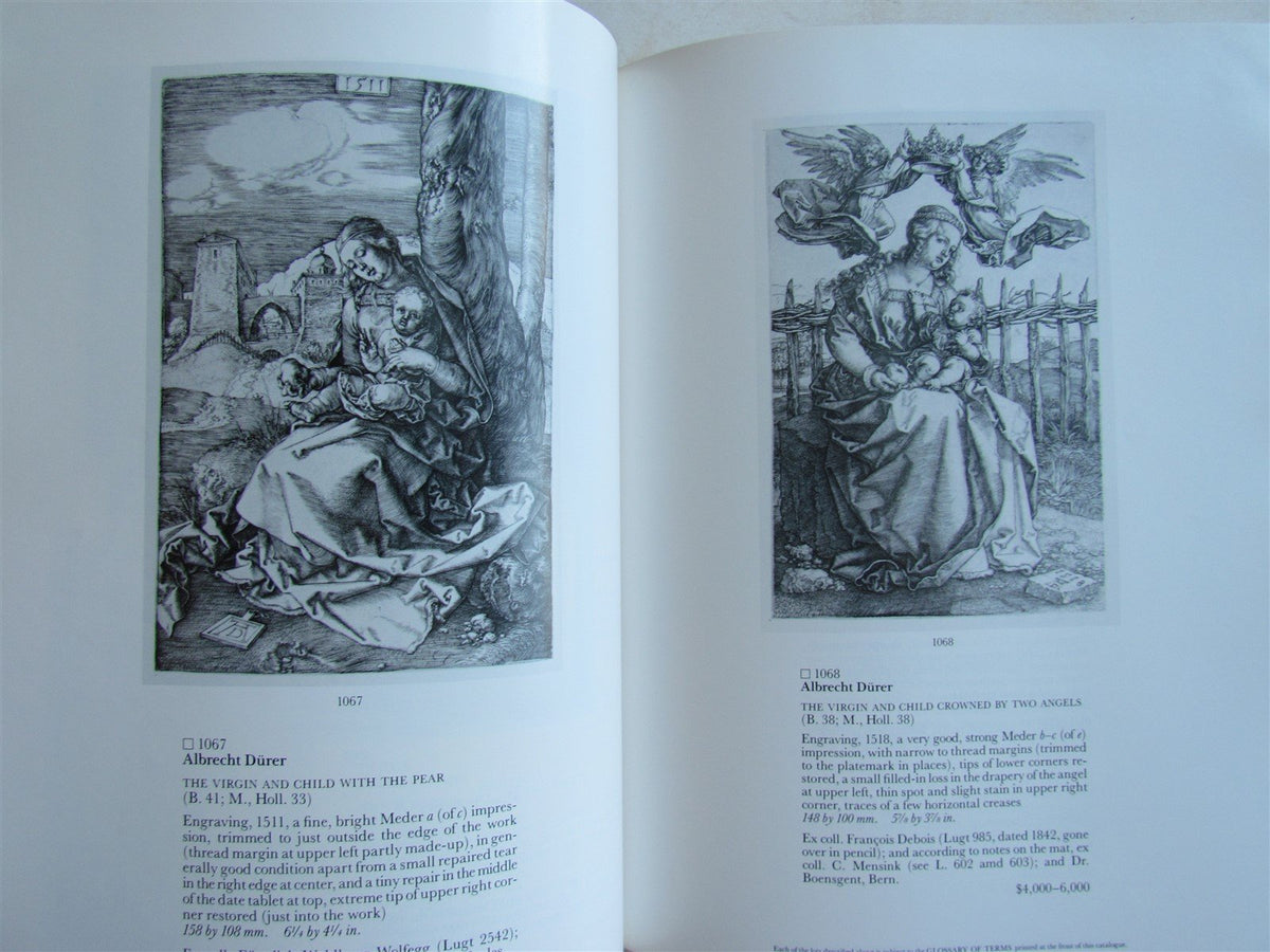 OLD MASTER PRINTS COLLECTION of Dr. ALBERT BLUM SOTHEBY'S 1988 AUCTION CATALOG