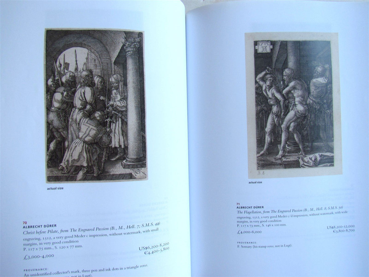 GENIUS of GERMAN RENAISSANCE ALBRECHT DURER PRINTS COLLECTION AUCTION CATALOG