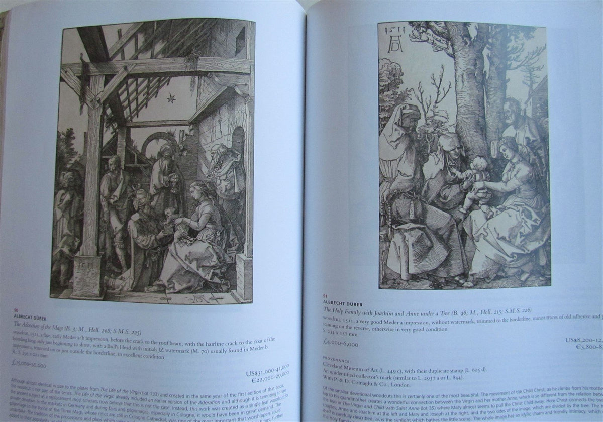 GENIUS of GERMAN RENAISSANCE ALBRECHT DURER PRINTS COLLECTION AUCTION CATALOG