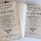 1735 HISTORY of CONQUEST of FLORIDA 2 VOLUMES antique ILLUSTRATED Americana
