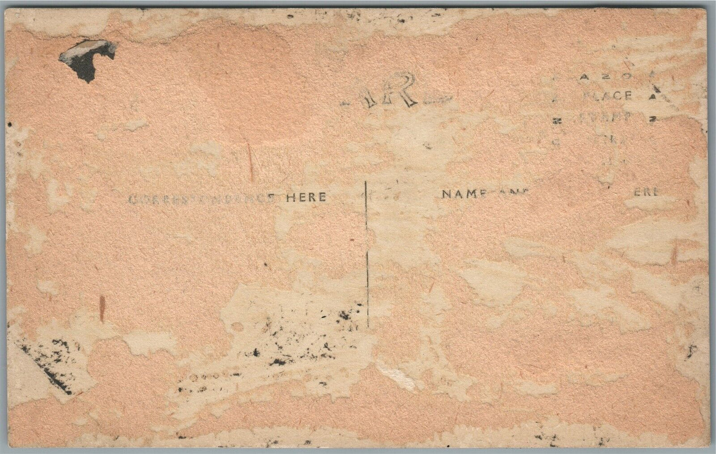 LAKE HOUSE ANTIQUE REAL PHOTO POSTCARD RPPC