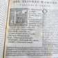 1568 PETRARCA antique ILLUSTRATED 16th CENTURY poetry PETRARCH