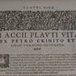 1616 LATIN POETRY ANTHOLOGY antique POETARUM CLASSICORUM