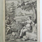 1708 TIBULLUS LATIN POETRY ARMORIAL VELLUM BINDING antique ILLUSTRATED
