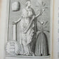 1708 TIBULLUS LATIN POETRY ARMORIAL VELLUM BINDING antique ILLUSTRATED