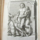 1708 TIBULLUS LATIN POETRY ARMORIAL VELLUM BINDING antique ILLUSTRATED