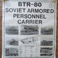 SOVIET RUSSIAN MILITARY EQUIPMENT ARMORED PERSONNEL CARRIER EDUCATIONAL POSTER