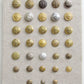 COLLECTION of 33 VINTAGE MILITARY UNIFORM BUTTONS - CANADIAN & BRITISH