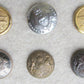 COLLECTION of 33 VINTAGE MILITARY UNIFORM BUTTONS - CANADIAN & BRITISH
