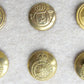 COLLECTION of 33 VINTAGE MILITARY UNIFORM BUTTONS - CANADIAN & BRITISH