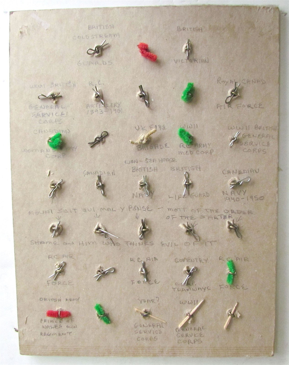 COLLECTION of 33 VINTAGE MILITARY UNIFORM BUTTONS - CANADIAN & BRITISH
