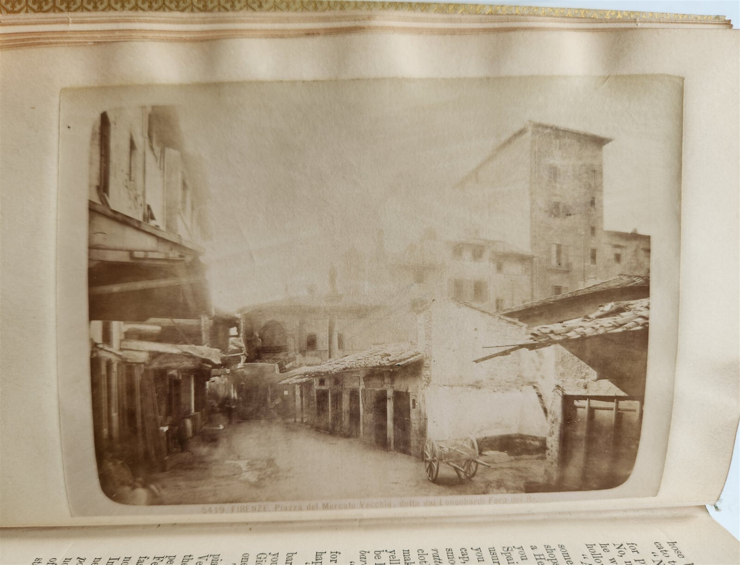 1863 ROMOLA by GEORGE ELIOT antique ILLUSTRATED w/ TIPPED IN PHOTOS