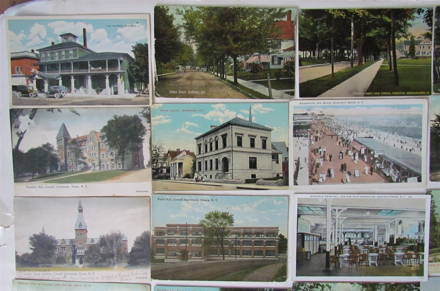 NEW YORK STATE lot of 47 NY ANTIQUE POSTCARDS