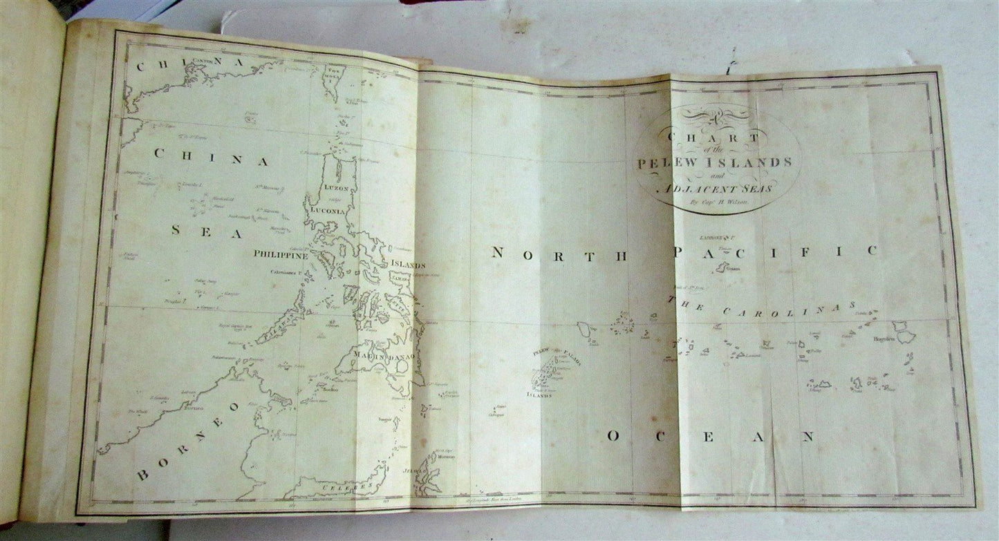 1788 ACCOUNT OF PELEW ISLANDS by George Keate ANTIQUE ILLUSTRATED Palau ENGLISH