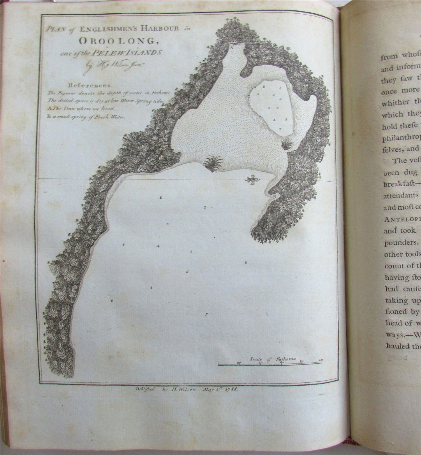 1788 ACCOUNT OF PELEW ISLANDS by George Keate ANTIQUE ILLUSTRATED Palau ENGLISH