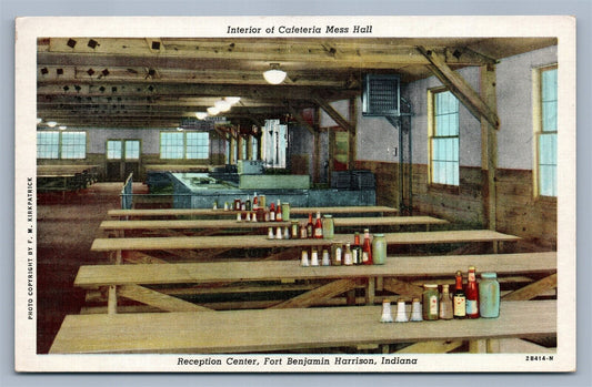 FORT BENJAMIN HARRISON IN ANTIQUE POSTCARD