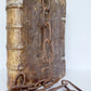 RARE 1587 CHAINED LIBRARY BOOK PIGSKIN BOUND FOLIO antique ILLUSTRATED SERMONS