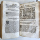RARE 1587 CHAINED LIBRARY BOOK PIGSKIN BOUND FOLIO antique ILLUSTRATED SERMONS