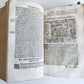 RARE 1587 CHAINED LIBRARY BOOK PIGSKIN BOUND FOLIO antique ILLUSTRATED SERMONS