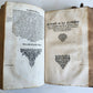 RARE 1587 CHAINED LIBRARY BOOK PIGSKIN BOUND FOLIO antique ILLUSTRATED SERMONS