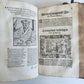 RARE 1587 CHAINED LIBRARY BOOK PIGSKIN BOUND FOLIO antique ILLUSTRATED SERMONS