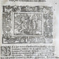 RARE 1587 CHAINED LIBRARY BOOK PIGSKIN BOUND FOLIO antique ILLUSTRATED SERMONS