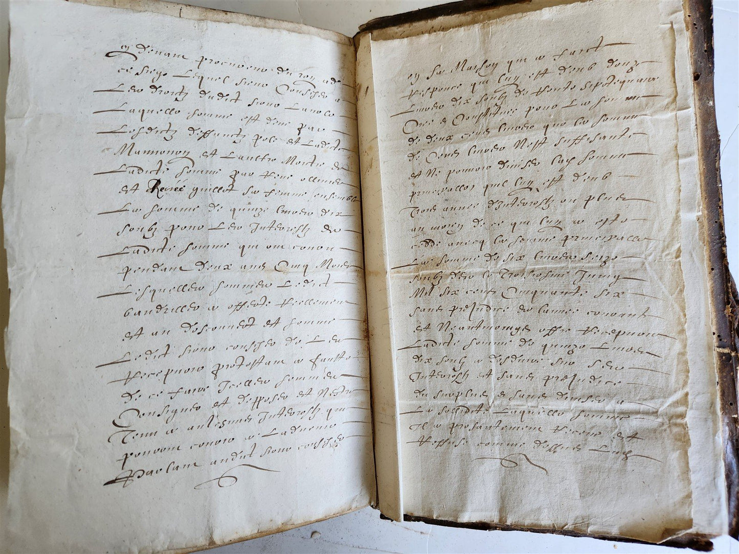 RARE 1587 CHAINED LIBRARY BOOK PIGSKIN BOUND FOLIO antique ILLUSTRATED SERMONS