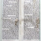 TORAH SCROLL FRAGMENT MANUSCRIPT VELLUM ANTIQUE BIBLE DEUTERONOMY 12:31-14:26