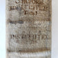 1713 CORPORIS JURIS CIVILIS antique BLIND-STAMPED PIGSKIN BINDING law book