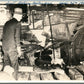 BOSTON MA ENGINE TRAIN REPAIR RAILWAY railroad ANTIQUE REAL PHOTO POSTCARD RPPC