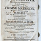 1719 MYSTICA CIVITAS DEI 3 PIGSKIN BOUND FOLIOS antique