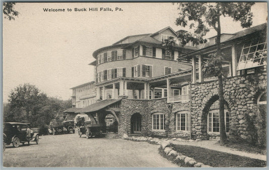 BUCK HILL FALLS PA ANTIQUE POSTCARD
