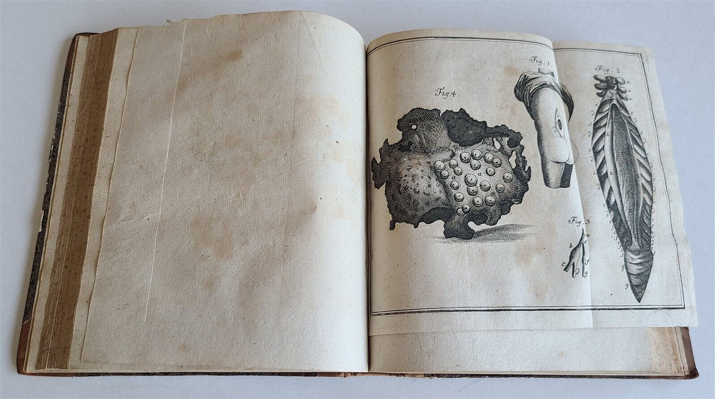 1747-1751 COLLECTION of MEDICAL & SURGICAL NOTES by Henckel ILLUSTRATED antique