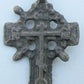 RUSSIAN 17th-18th CENTURY ANTIQUE BRASS NECK CROSS