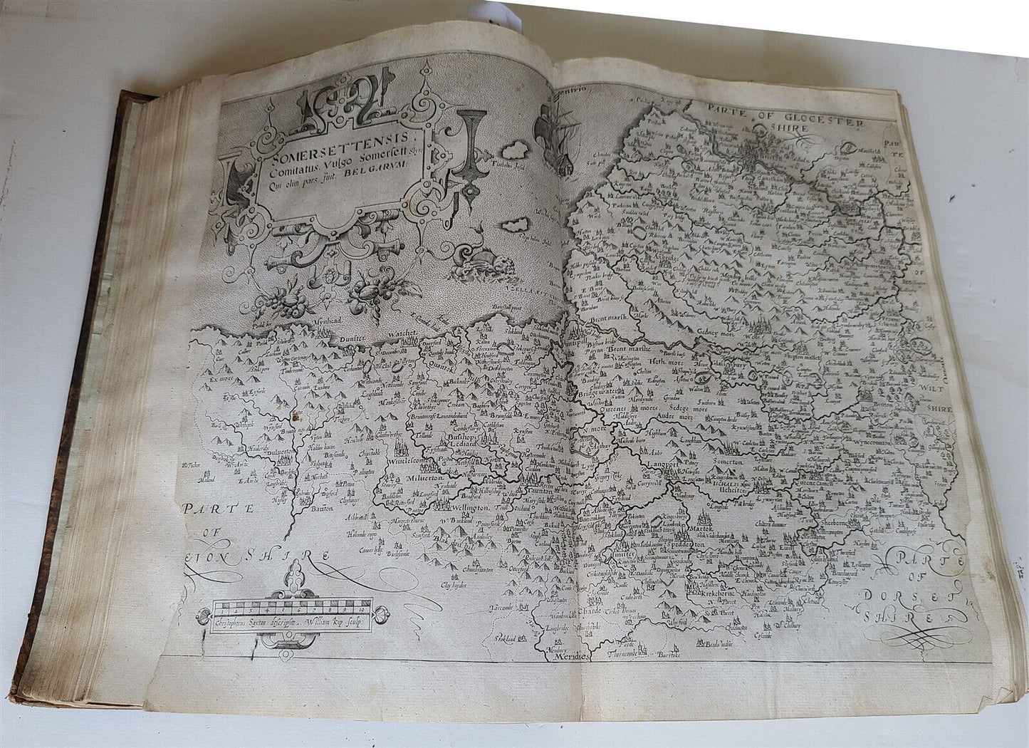 1637 BRITAIN DESCRIPTION of England Scotland Ireland antique ILLUSTRATED 48 MAPS