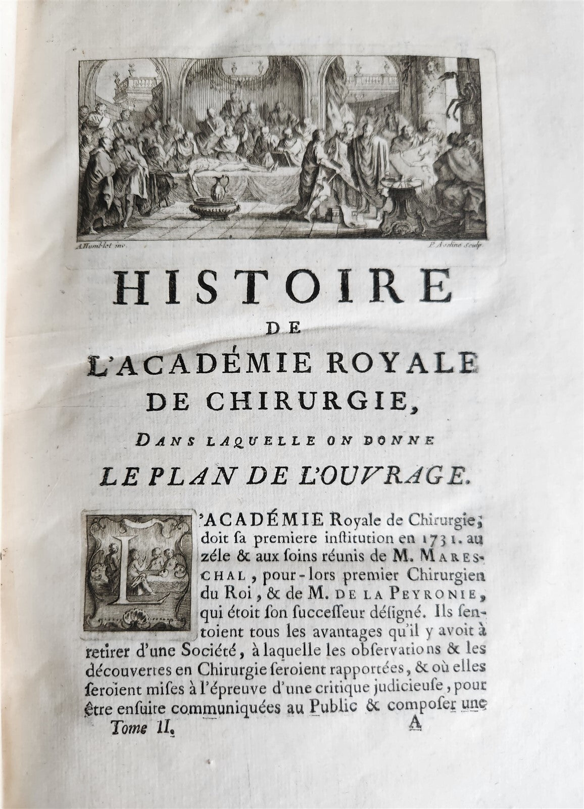 1757 SURGERY ANATOMY ILLUSTRATED antique Memoires l'Academie Royale de Chirurgie