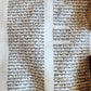 TORAH SCROLL FRAGMENT MANUSCRIPT on VELLUM antique BIBLE GENESIS first chapters