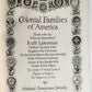 1927 COLONIAL FAMILIES OF AMERICA antique ILLUSTRATED FOLIO