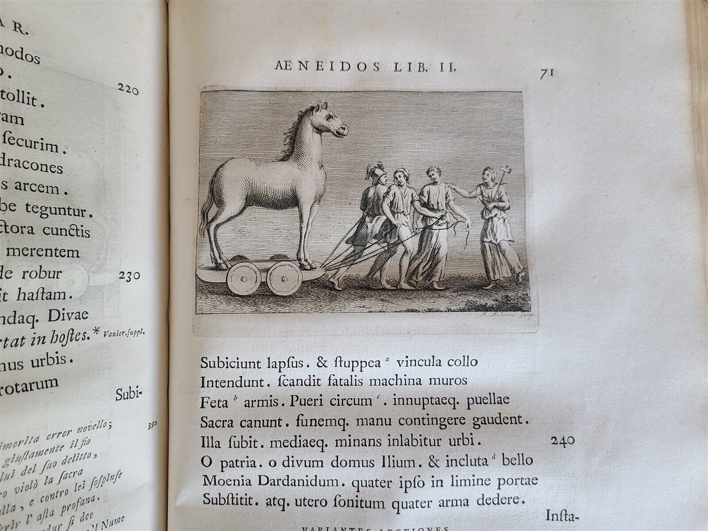 1764 VIRGIL ROMAN POETRY ILLUSTRATED 2 FOLIOS antique Bucolica Georgica antique