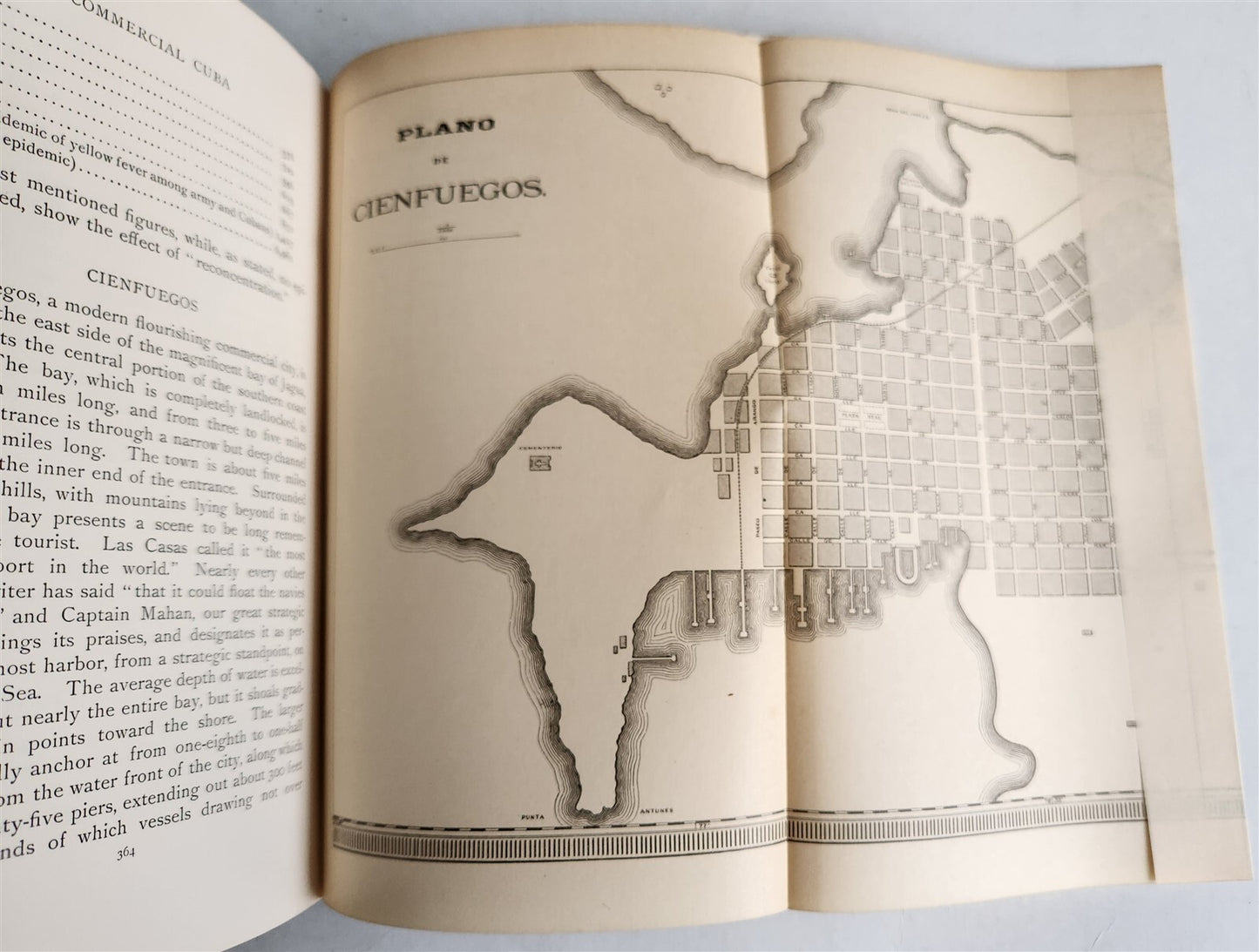 1898 COMMERCIAL CUBA by WILLIAM CLARK ILLUSTRATED SIGNED by AUTHOR ! antique