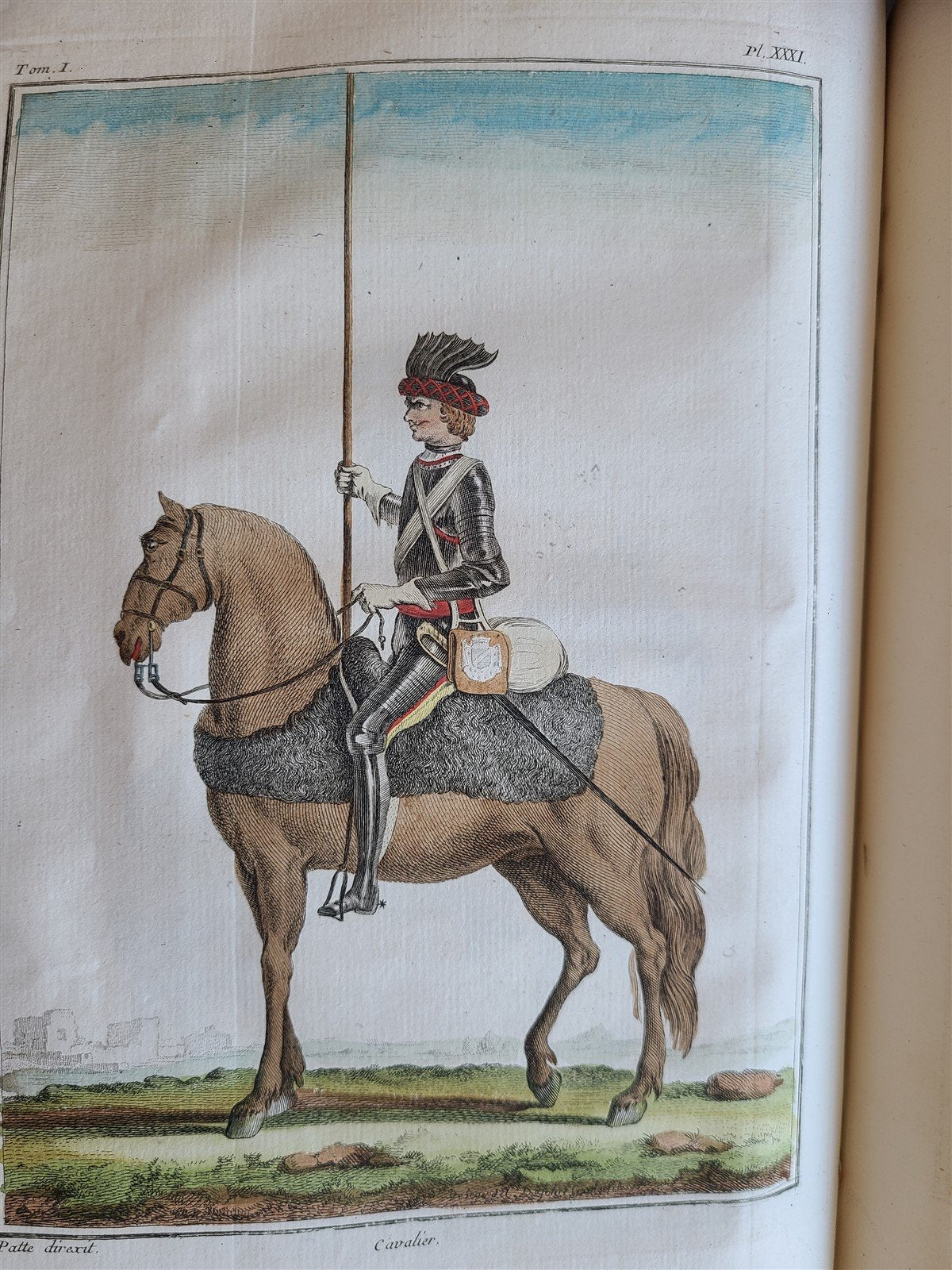 1757 MILITARY SCIENCE FULLY ILLUSTRATED 2 VOLUMES antique