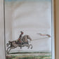 1757 MILITARY SCIENCE FULLY ILLUSTRATED 2 VOLUMES antique