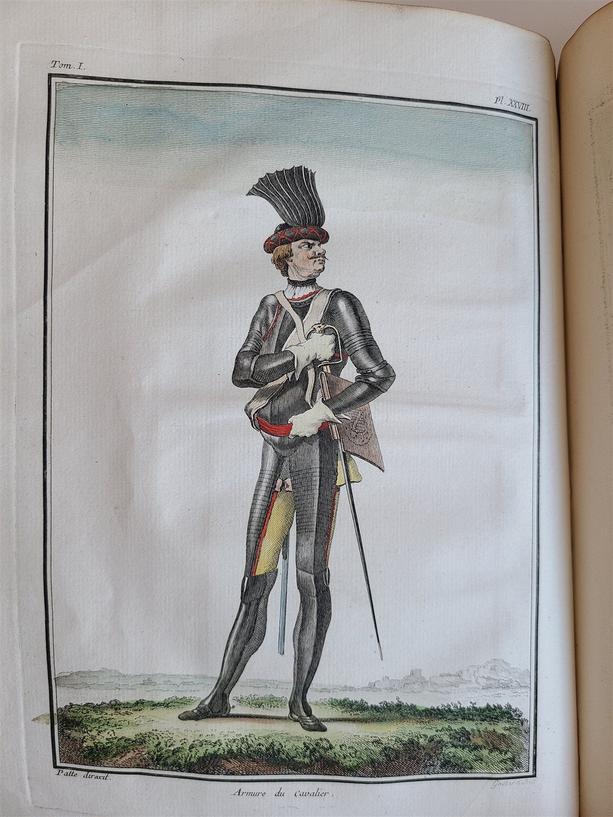 1757 MILITARY SCIENCE FULLY ILLUSTRATED 2 VOLUMES antique